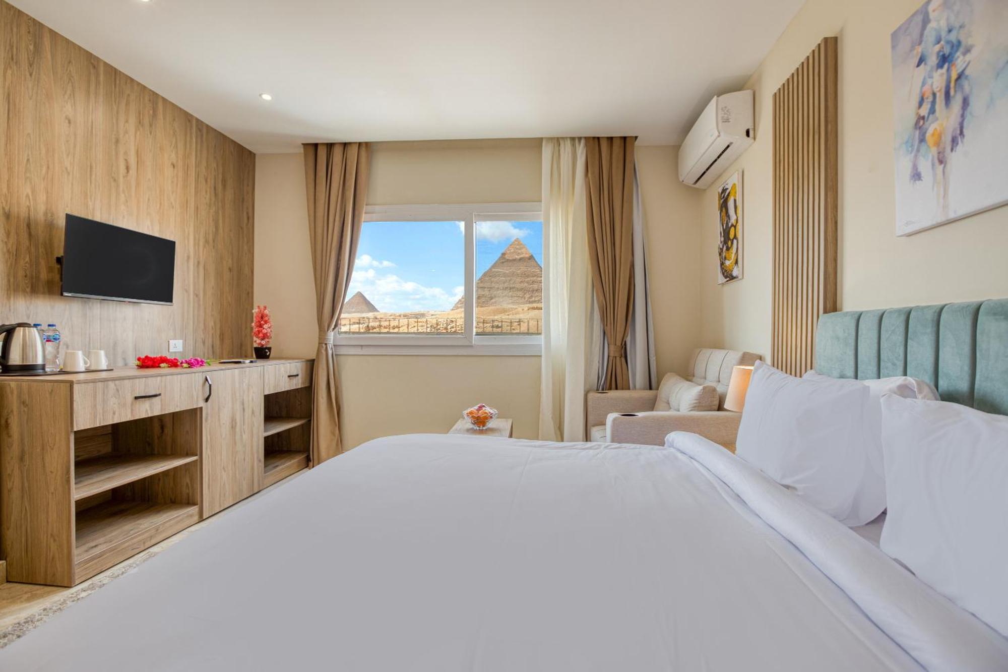 Soul Pyramids View Hotell Kafret el-Gabal Eksteriør bilde