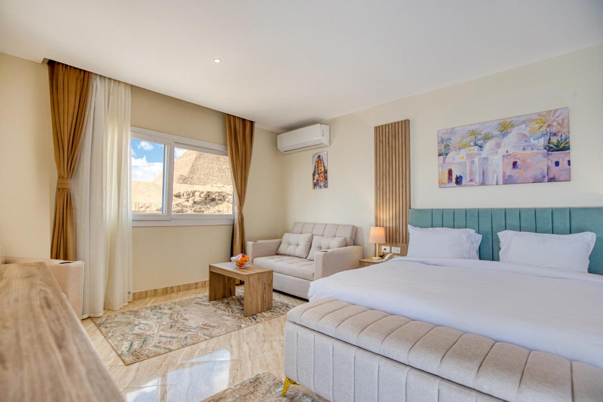 Soul Pyramids View Hotell Kafret el-Gabal Eksteriør bilde