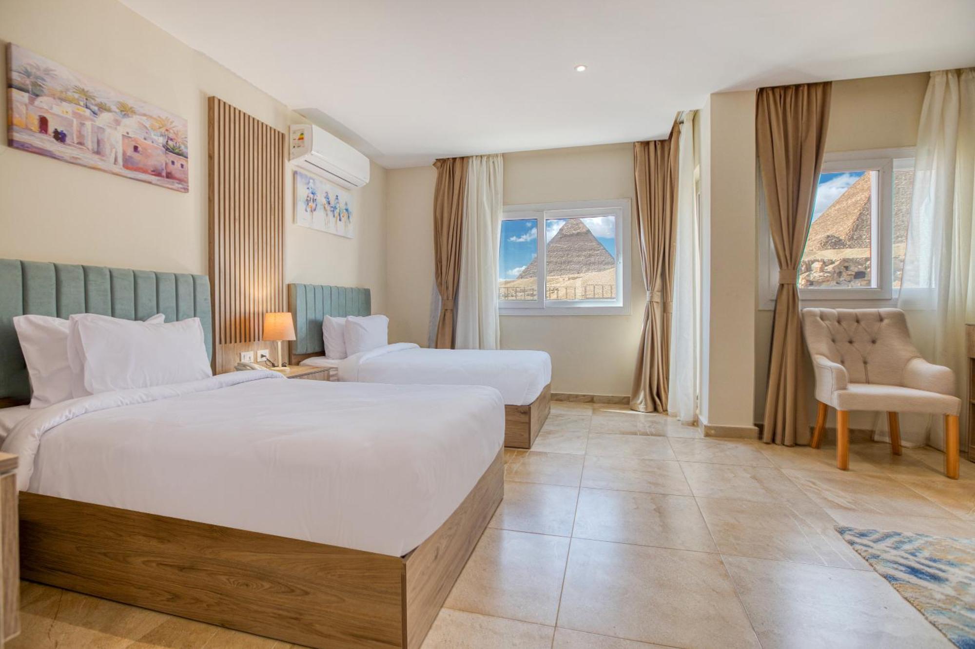 Soul Pyramids View Hotell Kafret el-Gabal Eksteriør bilde