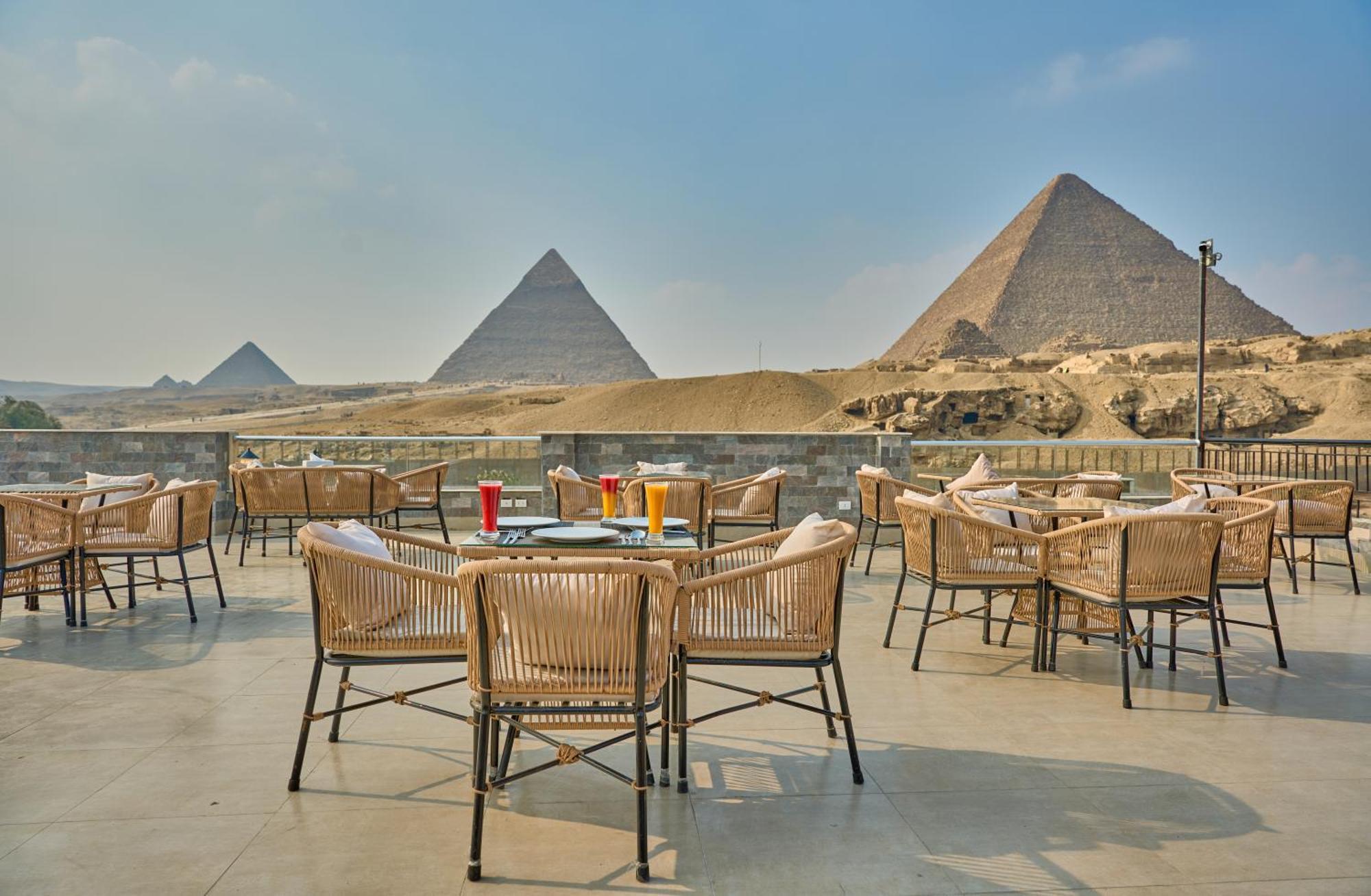 Soul Pyramids View Hotell Kafret el-Gabal Eksteriør bilde