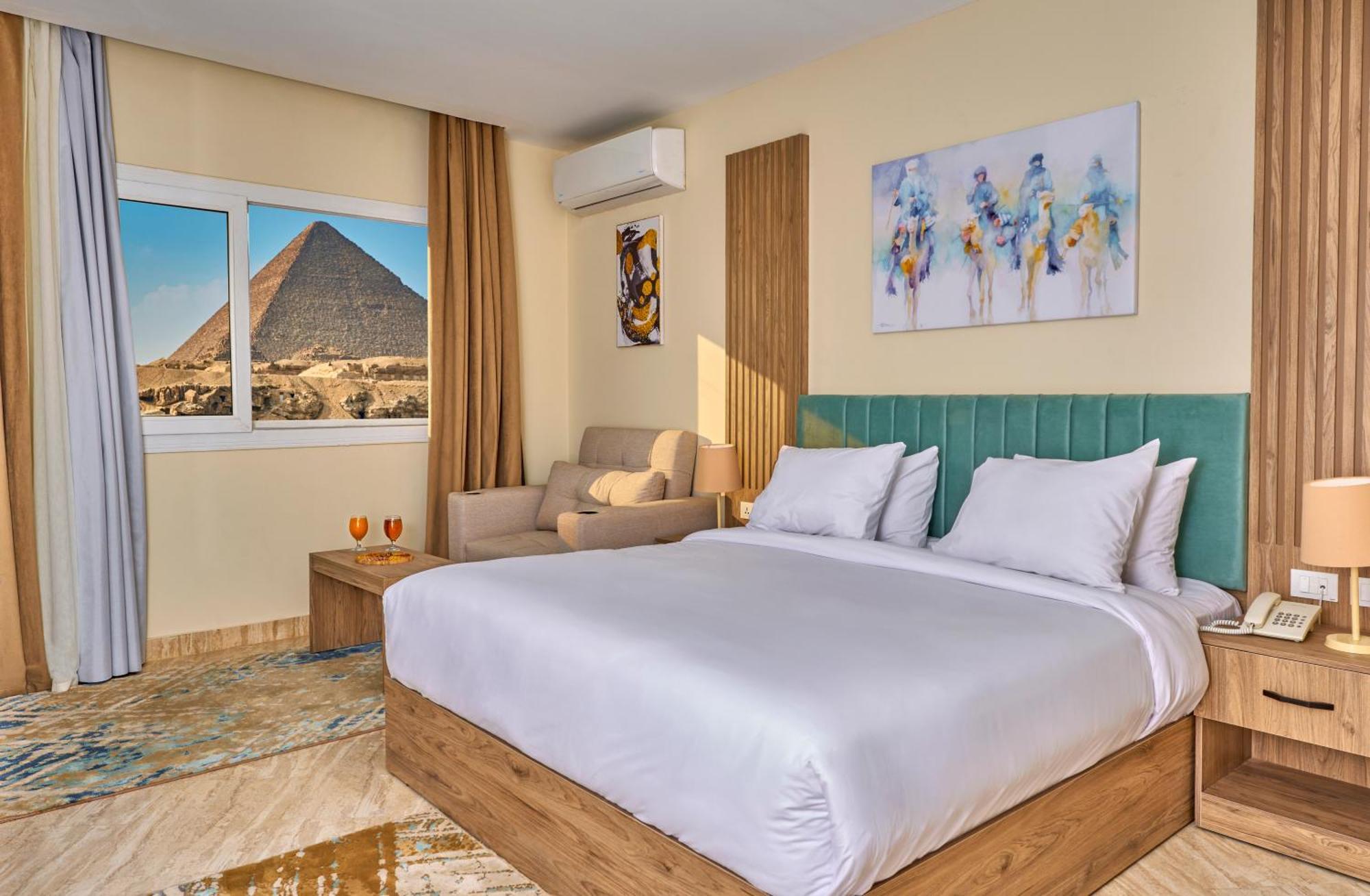 Soul Pyramids View Hotell Kafret el-Gabal Eksteriør bilde
