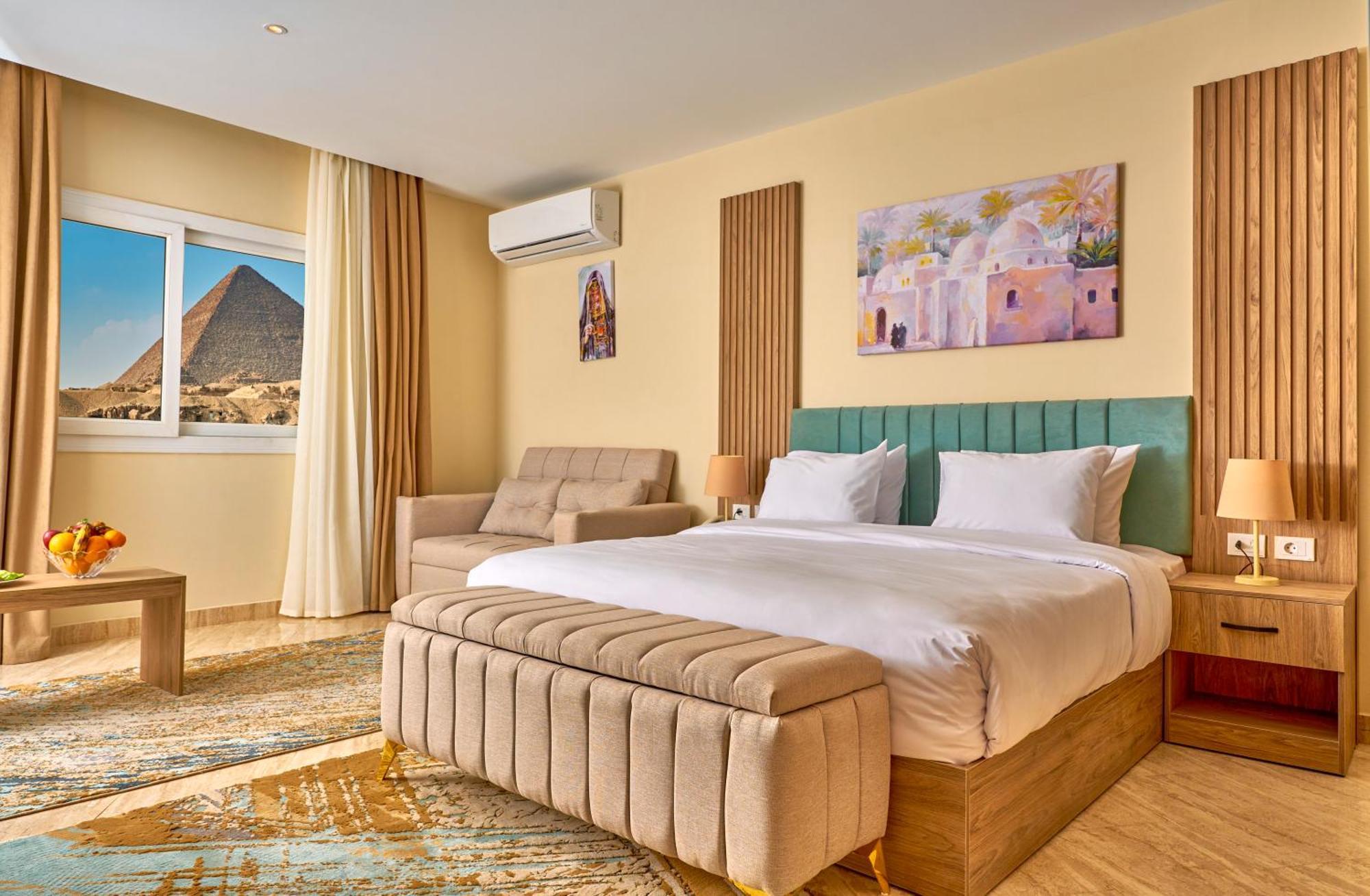 Soul Pyramids View Hotell Kafret el-Gabal Eksteriør bilde