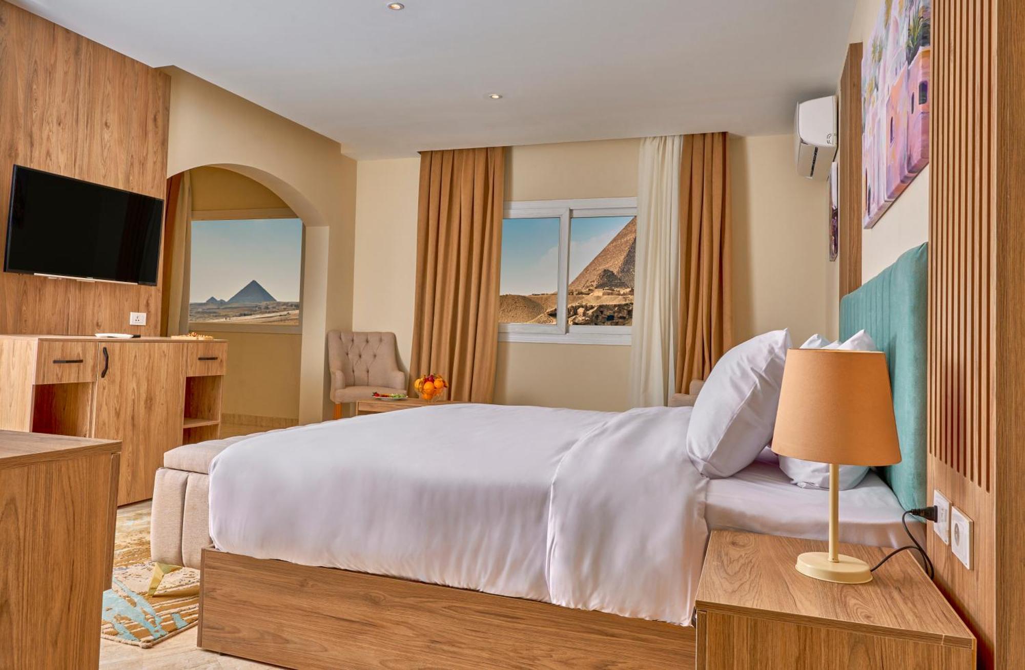Soul Pyramids View Hotell Kafret el-Gabal Eksteriør bilde