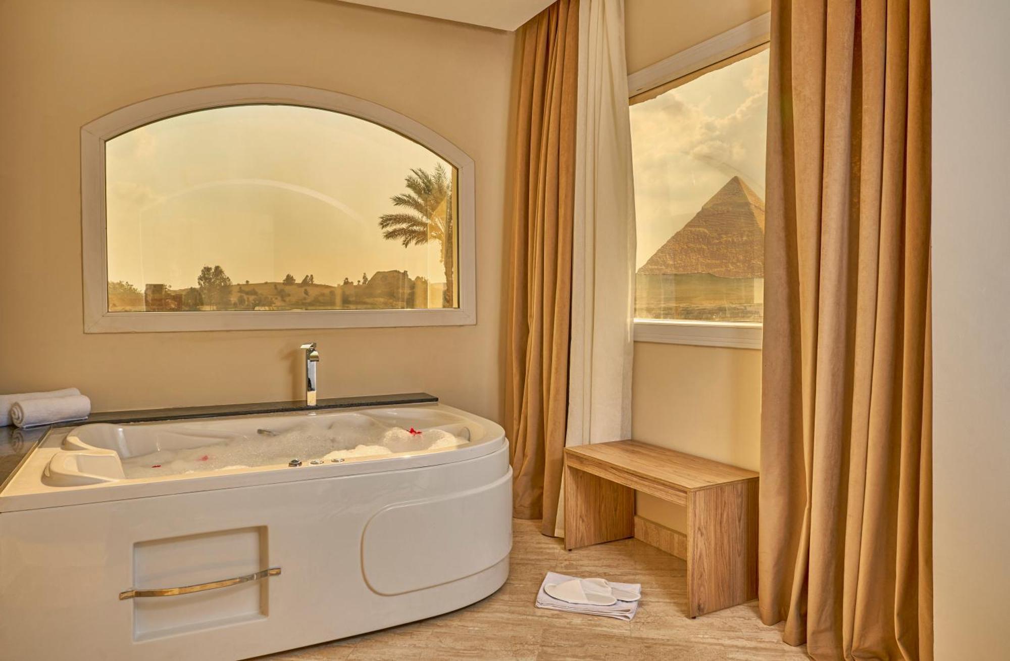 Soul Pyramids View Hotell Kafret el-Gabal Eksteriør bilde